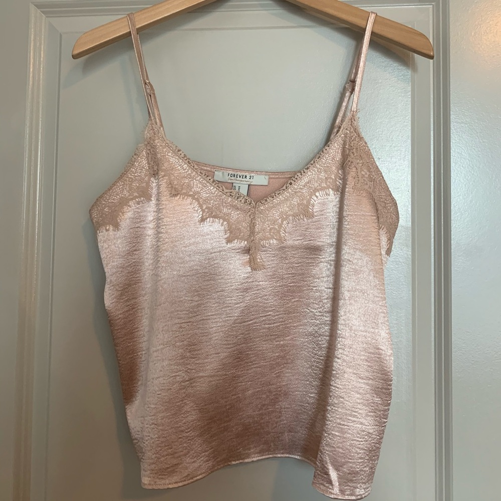 Spaghetti Satin Tank